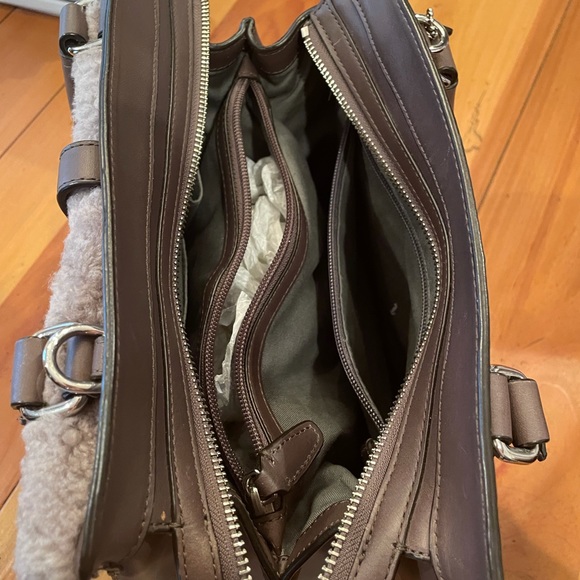 Coach shearling unique handbag - Picture 6 of 11